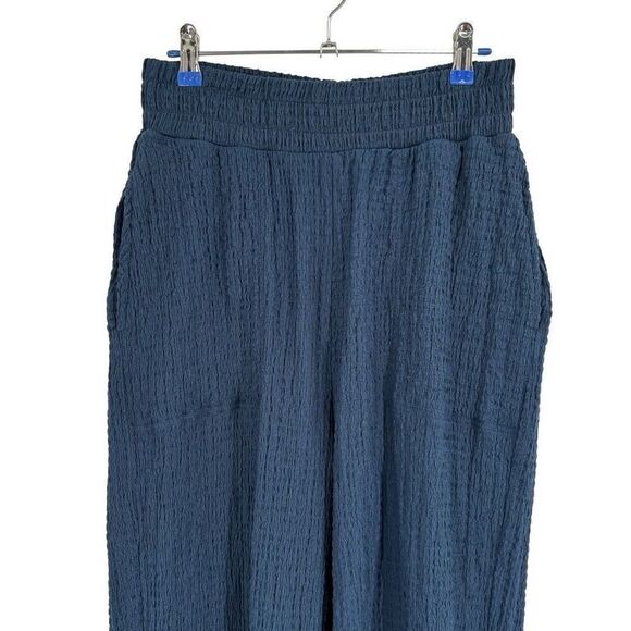 Free People Beach Wide Leg Pants Blue Small - Picture 3 of 9
